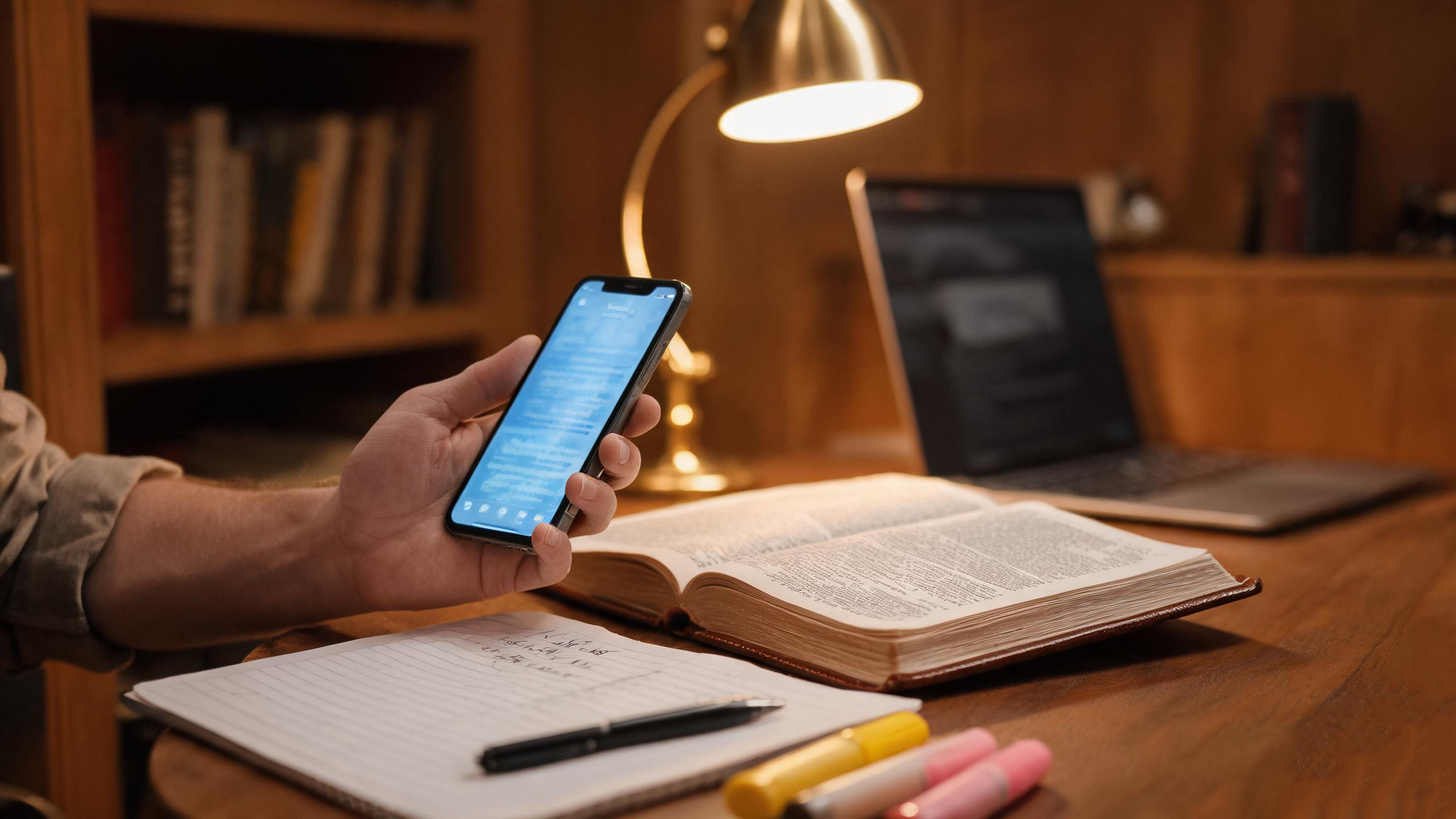 Study a difficult verse with one tap and three free channels